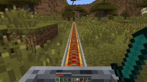 ГЛИНЯНЫЙ БИОМ В MINECRAFT / Железная дорога в глиняный биом в Minecraft