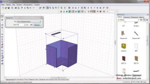 Уроки Про100. Угловая кухонная тумбочка