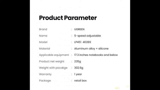 Подставка для ноутбука UGREEN LP451 | #Обзор смотреть онлайн