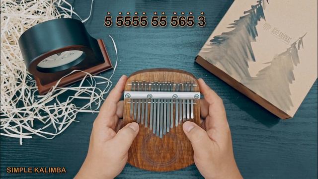 Infinity (Jaymes Young) - Kalimba Easy Tutorial