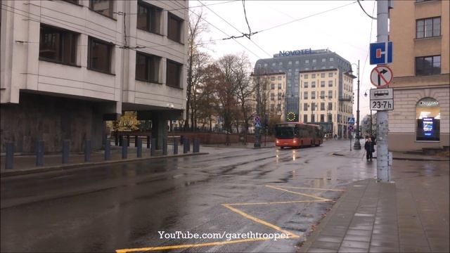 Buses in Vilnius,Lithuania смотреть онлайн