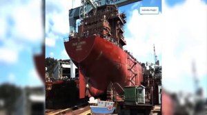 Неудачи при спуске больших кораблей на воду часть 1