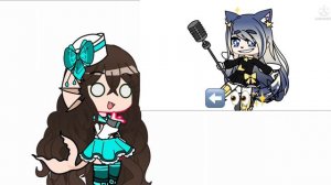 Fnf Gacha Outfit battle Fake collab with Galaxy Stars 101