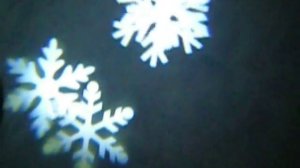 Уличный светодиодный проектор Снежинки для дома и улицы