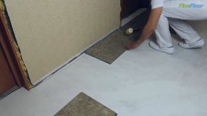 Укладка замковой ПВХ Плитки Fine Floor