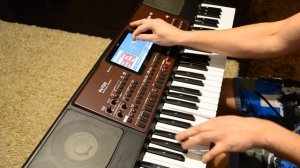 Korg Pa700 - Некоторые эффекты KAOSS