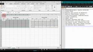 Excel   Automatic calendar  avtomatik təqvim  автоматический календарь   02