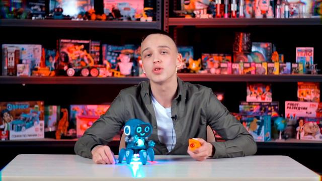 Робот радиоуправляемый «Осьминожик», световые и звуковые эффекты, цвета МИКС смотреть онлайн