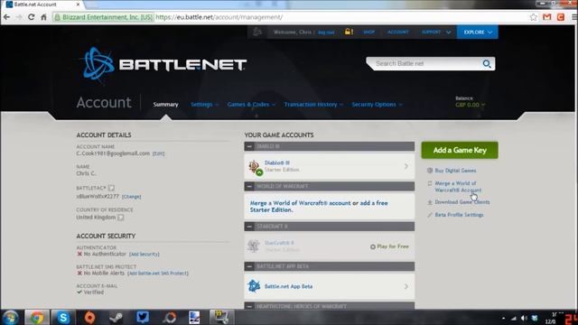 How to redeem a Battle.net game code смотреть онлайн