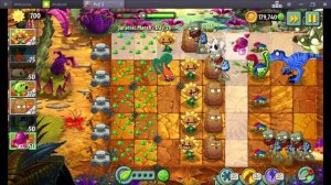 Растения против Зомби 2 JURASSIC MARSH (уровень 26) #116