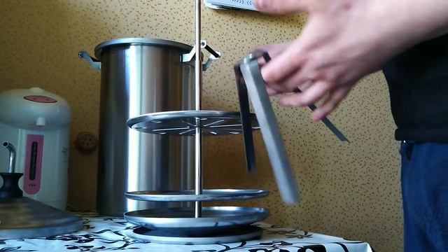 Обзор домашней коптильни, горячего копчения.``ДОБРЫНЯ,,