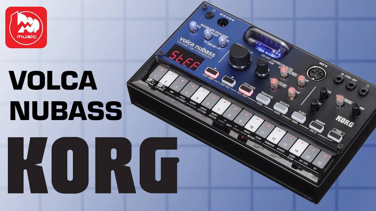 KORG VOLCA NUBASS - аналоговый монофонический синтезатор с лампой Nutube