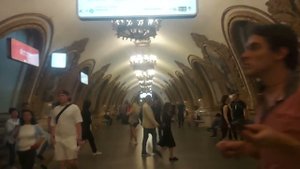 Обзор станции метро Киевская Кольцевой линии Московского Метрополитена (24.06.22)