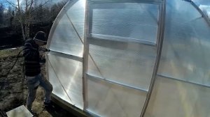 Сборка теплицы из поликарбоната