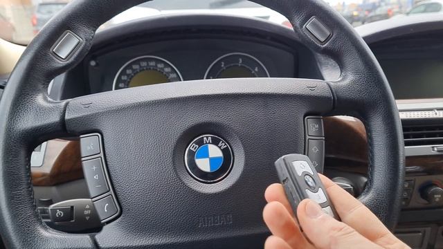 Чип Ключ BMW e65 изготовление дубликата автоключа зажигания.