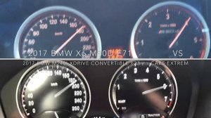 0-260 KM/H RACE: 2012 BMW X6 M50d E71 VS 2017 BMW M240i xDrive Convertible F23