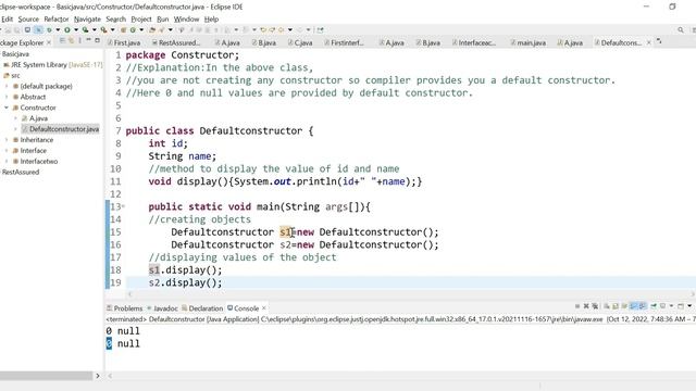 Constructors in Java | what is constructor? | types of constructor | Use of Constructors | смотреть онлайн