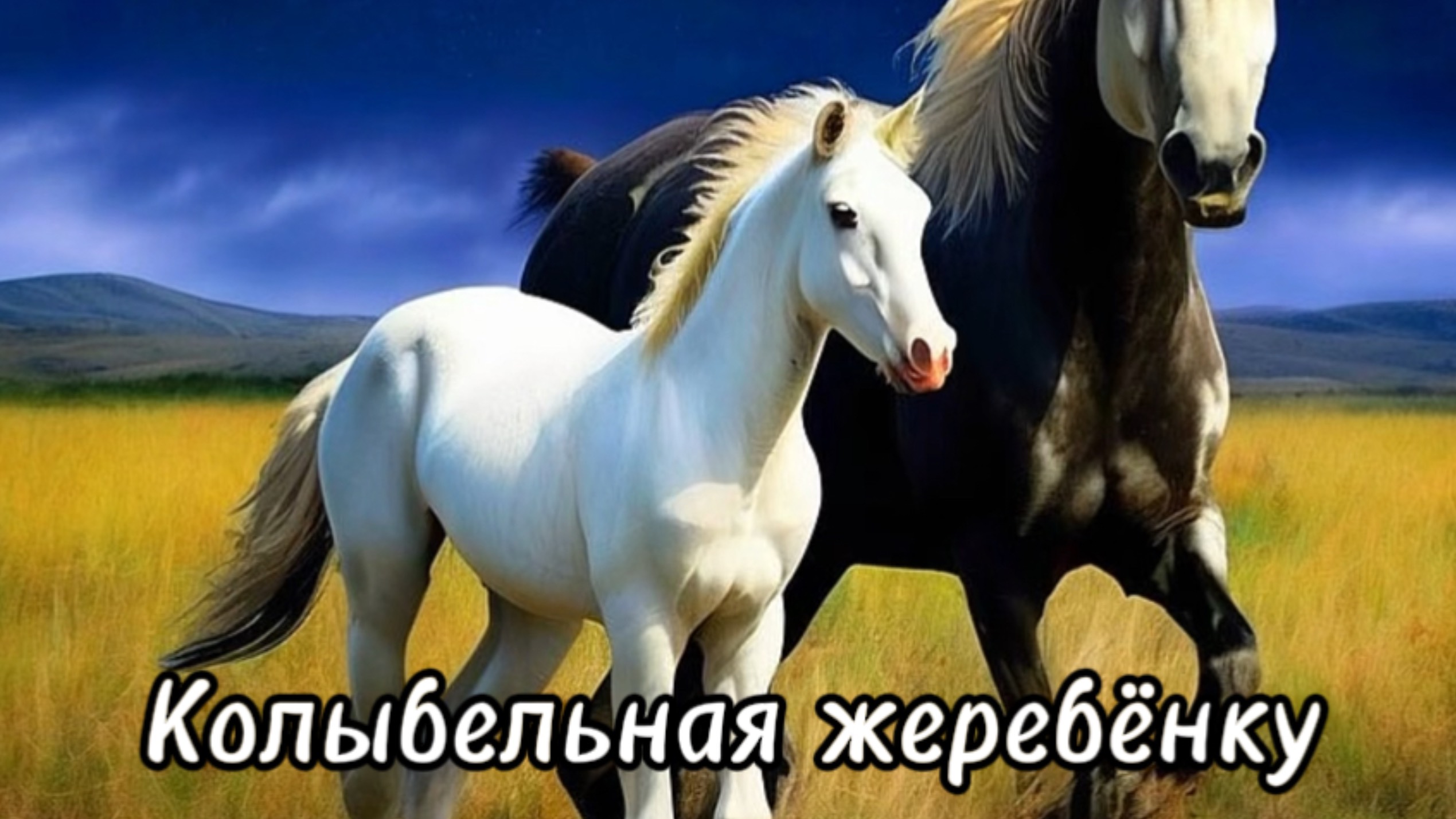 Колыбельная жеребёнку