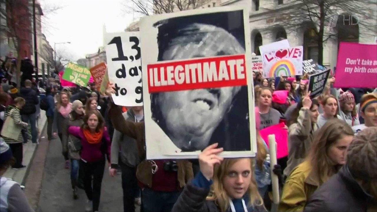 Женщины против Трампа. Многотысячные акции прошли по всей Америке