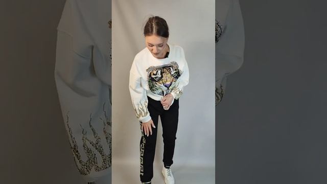 Видеообзор, Свитшоты и Брюки, Штаны стразы. Заказы по тел.+79315815819 смотреть онлайн
