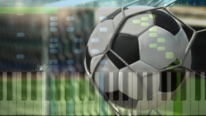Футбольная Заставка (на пианино Synthesia)