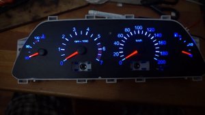 RGB пересвет ВАЗ 2114(приборная панель!)