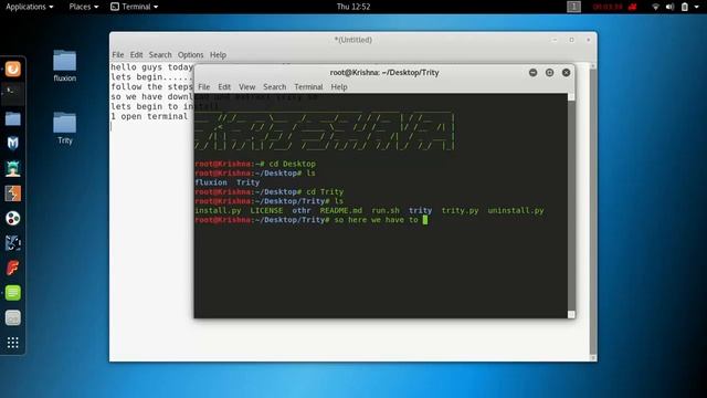 how to install trity toxic in kali linux смотреть онлайн
