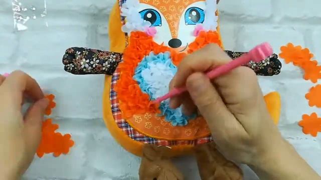 Украшаем подушечку-игрушечку «Лисичка» своими руками смотреть онлайн