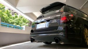 Subaru Legacy Wagon 2.0GT BP5 Fujitsubo Super R  FGK Exhaust