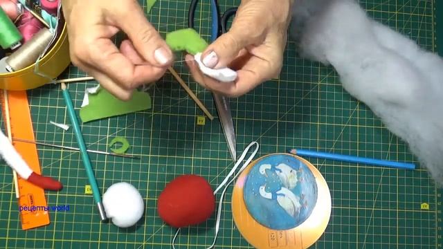 Как сшить деда мороза своими руками. Поделки, подарки- новый год-елочные игрушки -новогодний декор смотреть онлайн