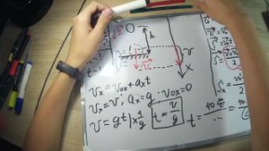 Решение простейших задач на ускорение свободного падения.