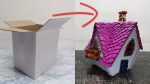 ❣Своими руками сказочный домик из картона❣