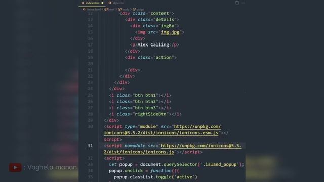 iPhone 15 Dynamic Island Effect | Html CSS & Javascript - No talking #iphone15