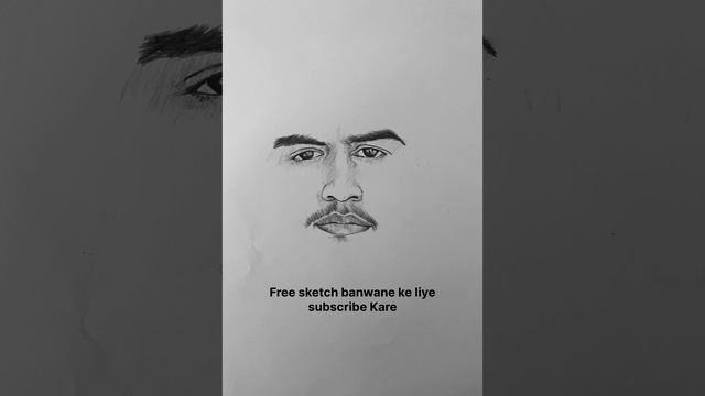 Free sketch ke liye subscribe kare ? #sketch #drawing #virl #portrait #freesketch #drawings