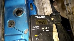 Работа лямбда зонда на холостом ходу.