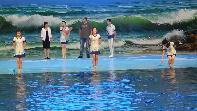 Пхеньянский дельфинарий на острове Рынра смотреть онлайн