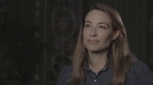 Claire Forlani at Cinecittà in Rome