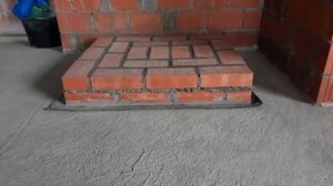 Подготовка основания и установка камина