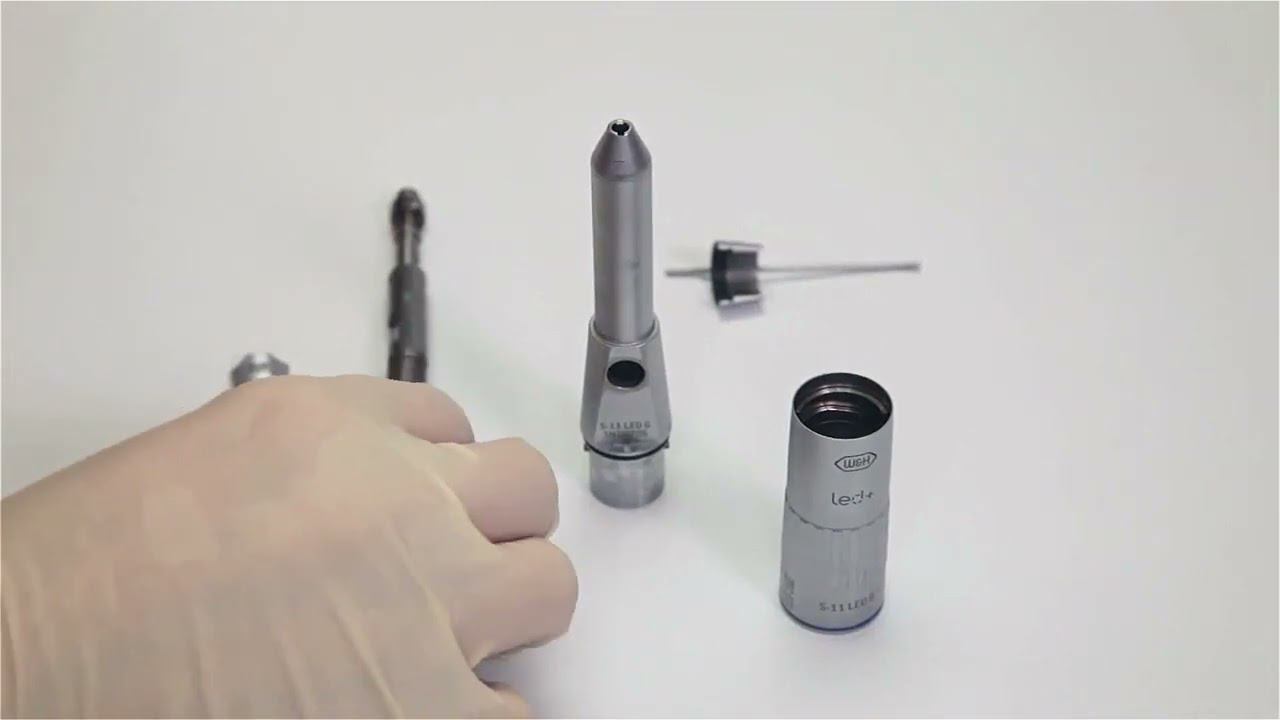 S-11, SL-11, S-11 LED G - сборка разборка наконечника W&H