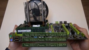 Тест комплекта на Xeon 2689, сравнение с 2650v2 и 2640v3.