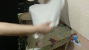 Домашний творог из кислого молока//сколько получается на выходе.