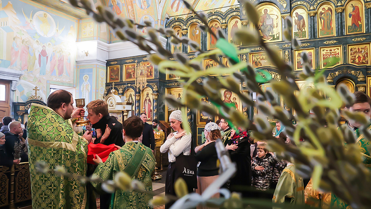 Литургия в вербное воскресенье. Вербное воскресенье служба в храме. Пасхальное богослужение в храме. Пасха храм. Верба в храме.