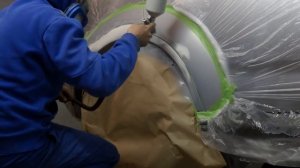 Mitsubishi Outlander XL частичный ремонт и окрас