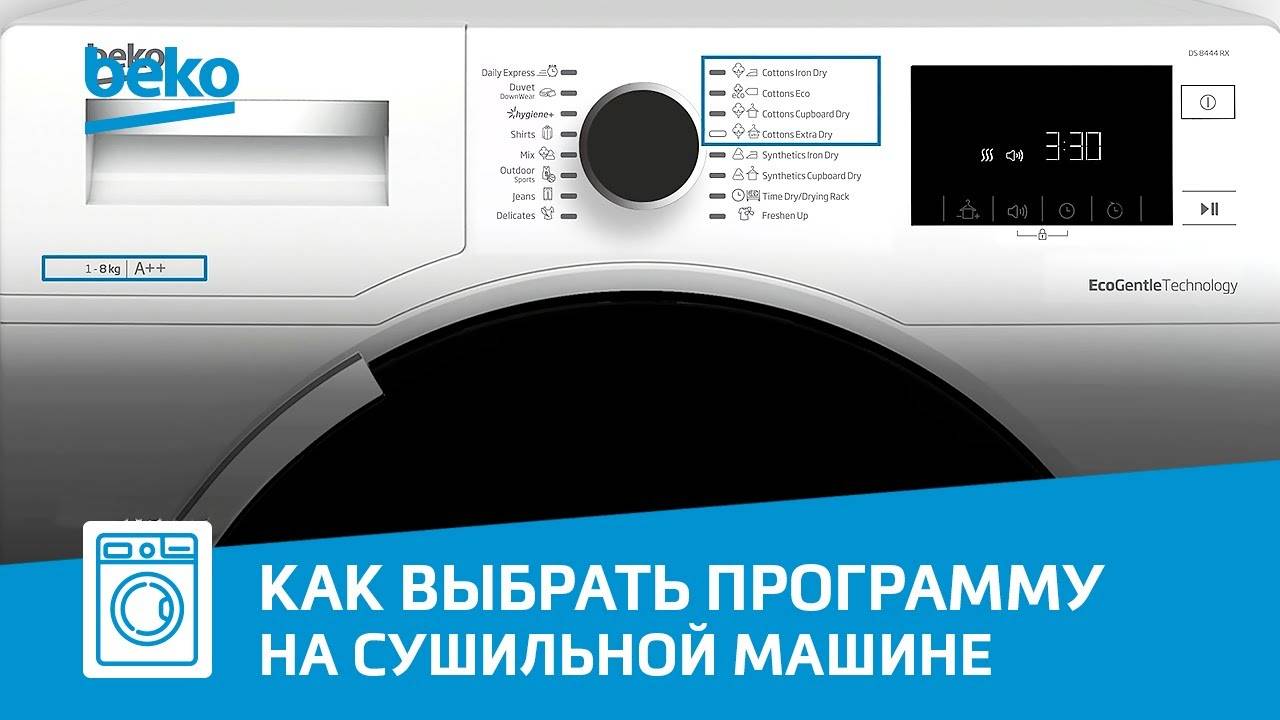 Как подключить сливной шланг к сушильной машине Beko?