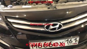 Установили топовые BI Led Viper zoom Dragon K3 на хендай Солярис