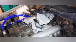 Тойота марк 2, промывка печки, системы охлаждения.