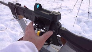 Пристрелка коллиматорного прицела "Кобра" после ремонта.