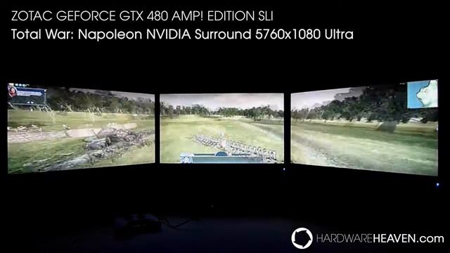 Napoleon: Total War - NVIDIA SURROUND - Zotac GTX 480 AMP! in SLI (5760x1080) смотреть онлайн