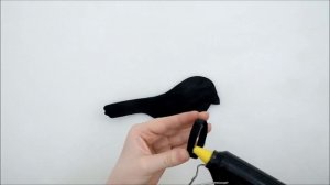 Объёмная аппликация снегирь.