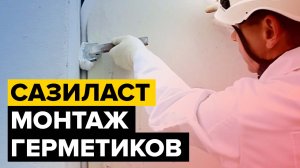 Сазиласт - фасадные герметики | Герметизация межпанельных швов | Нанесение герметиков